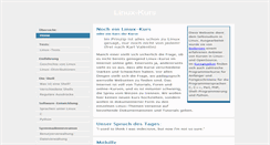 Desktop Screenshot of linux-kurs.eu